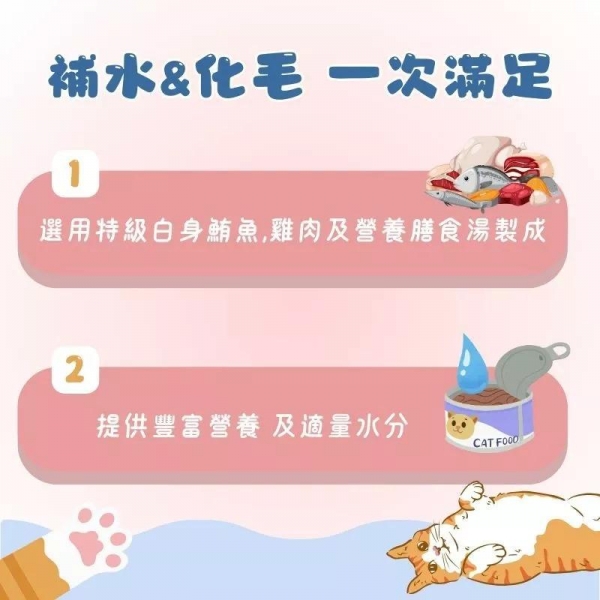 Nature養生湯罐 養生湯罐 貓罐頭 湯罐 副餐罐 80g 消臭化毛 貓罐 貓餐罐 湯罐