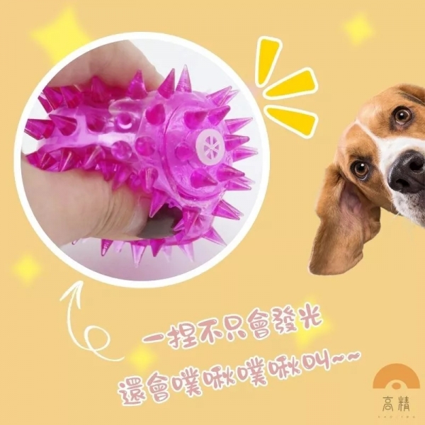 寵物玩具球 寵物閃光小刺球 寵物刺球