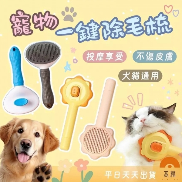 寵物一鍵除毛梳 寵物