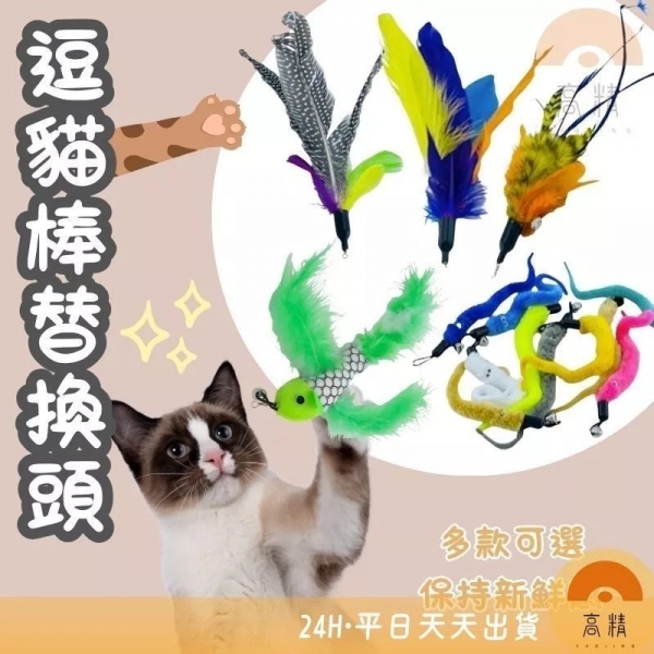 逗貓棒替換頭 逗貓棒