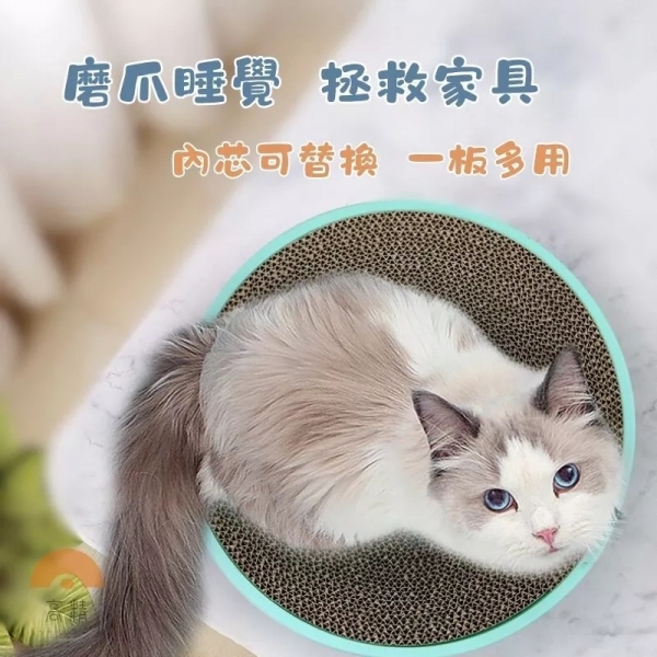 替換式抓碗 貓抓碗 替換芯 可替換內芯 貓窩 貓抓板 貓抓窩 圓形貓抓板 貓抓盆 貓咪用品 寵物用品