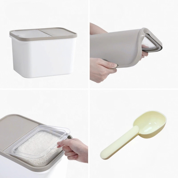 掀蓋儲糧桶 防潮儲糧桶 寵物飼料桶 飼料桶 密封罐 食品密封罐 密封儲物罐 米桶 掀蓋儲米桶