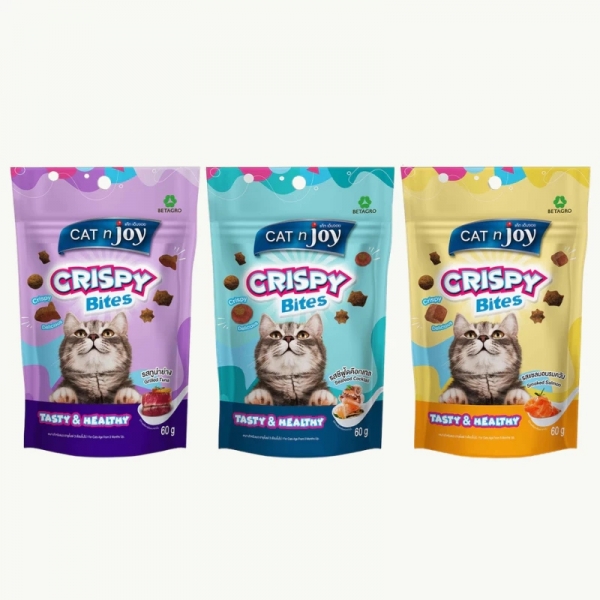 CAT N JOY喵饗 貓咪餅乾60g 貓脆餅 貓零食 貓咪點心 獎勵點心 貓咪脆餅 寵物零食 貓咪零食