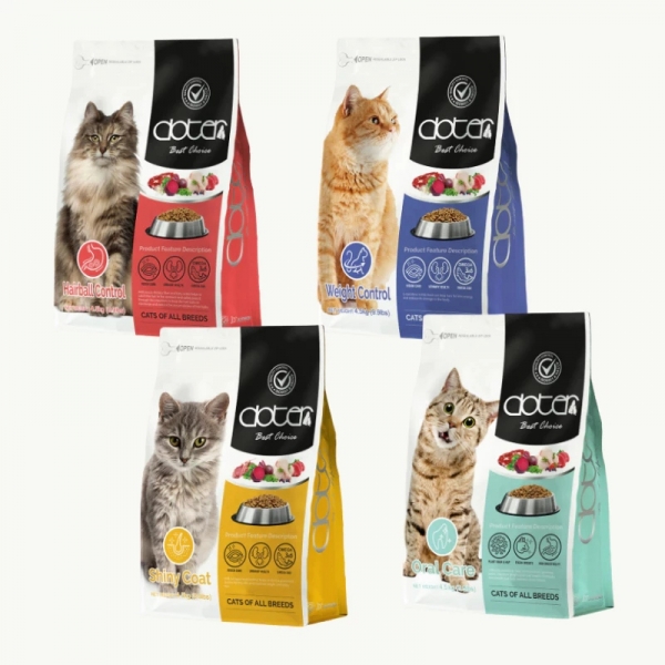 Doter 寵愛物語 貓飼料1.5kg/4.5kg 毛髮亮麗 體態管理 口腔保健 化毛保健 貓糧 飼料 貓乾糧