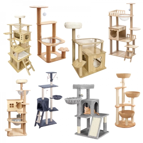 貓跳台 跳台 貓爬架 太空艙 貓抓柱 貓窩 貓咪跳台 貓抓板 貓咪別墅 旋轉貓窩 貓屋 劍麻抓窩 絨布貓跳台