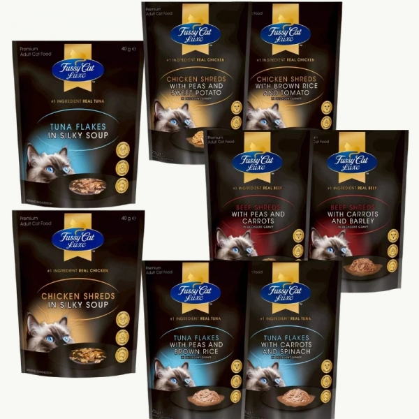 Fussy Cat 法西貓 星耀奢華 貓餐包 寵物餐包 貓副食 貓咪餐包 副食品 貓食品 寵物副食