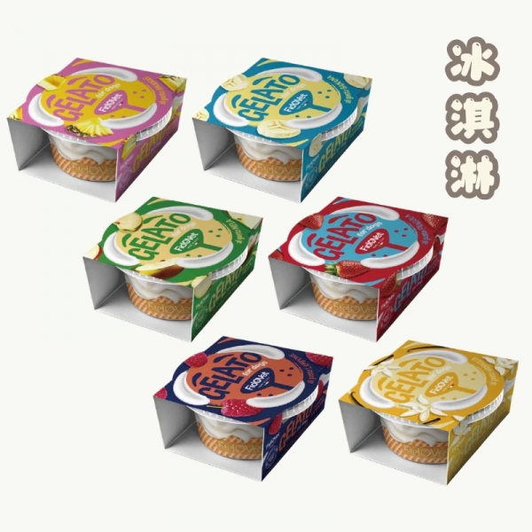 Fidovet 義大利費朵 犬用冰淇淋40g DIY點心 狗狗零食 狗點心 獎勵點心 水果口味 寵物零食