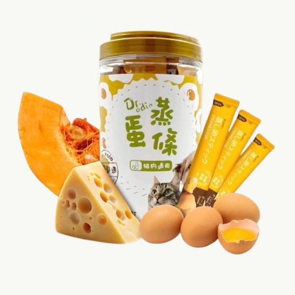 Dr.odin 蒸蛋條15g 寵物蒸蛋 寵物獎勵點心 貓零食 狗點心 蛋條 狗狗零食 貓咪點心 寵物零食